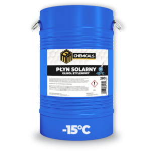 PŁYN SOLARNY GLIKOL ETYLENOWY NIEBIESKI -15°C 200L