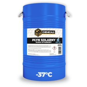 PŁYN SOLARNY GLIKOL ETYLENOWY NIEBIESKI -37°C 200L